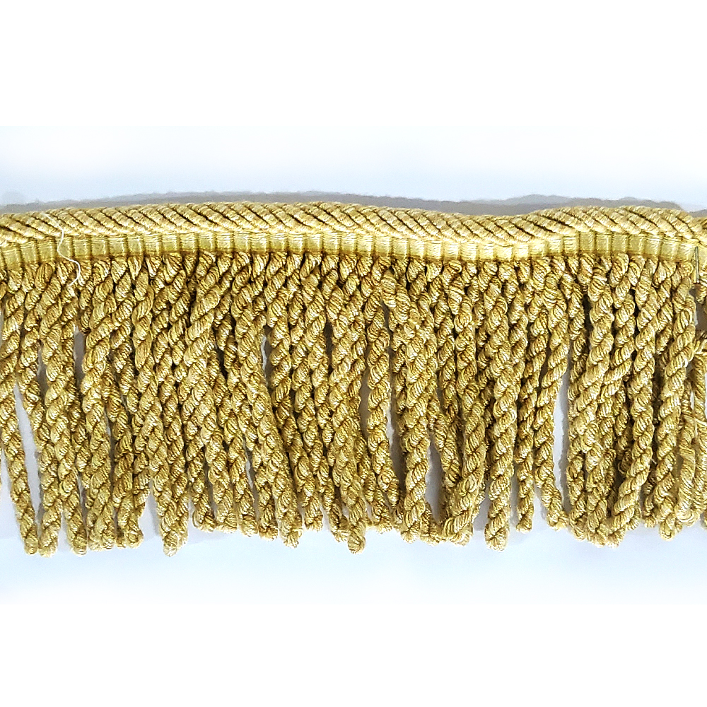 Gold Bullion Fringe Trimming 12cm (Gold Bullion Fringe Trimming 12cm) £3.99
